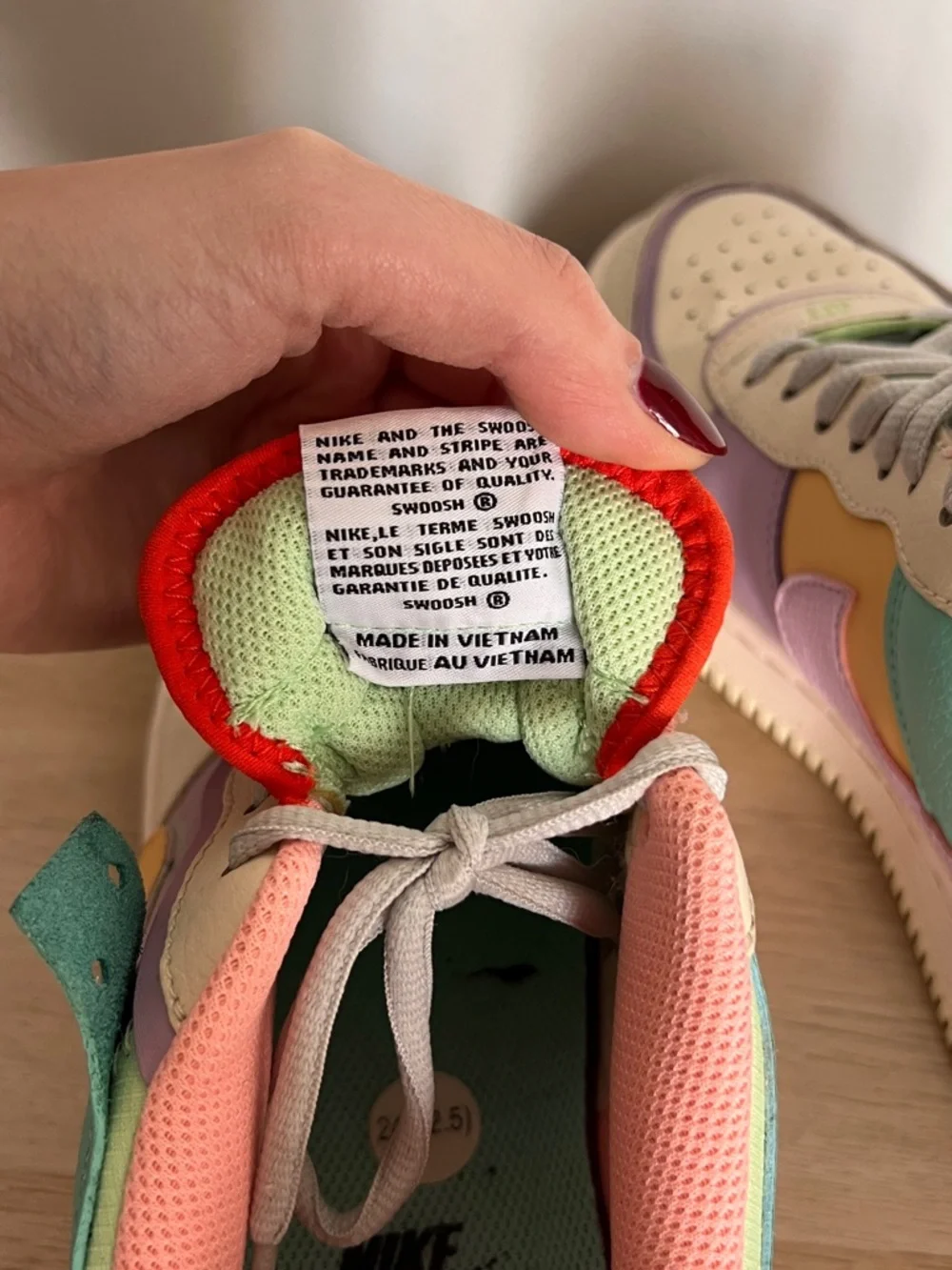 Nike Air Force I Shadow Pastel Multi Low - Picture 5 of 6